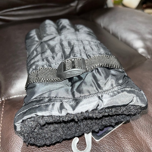 Thermaxx Unisex Black Insulated Fall Winter Adjustable Casual Gloves - Picture 2 of 5